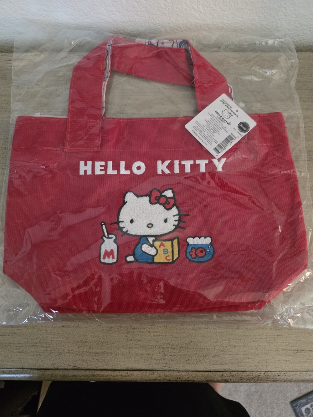 Hello Kitty Kids Red Tote Bag